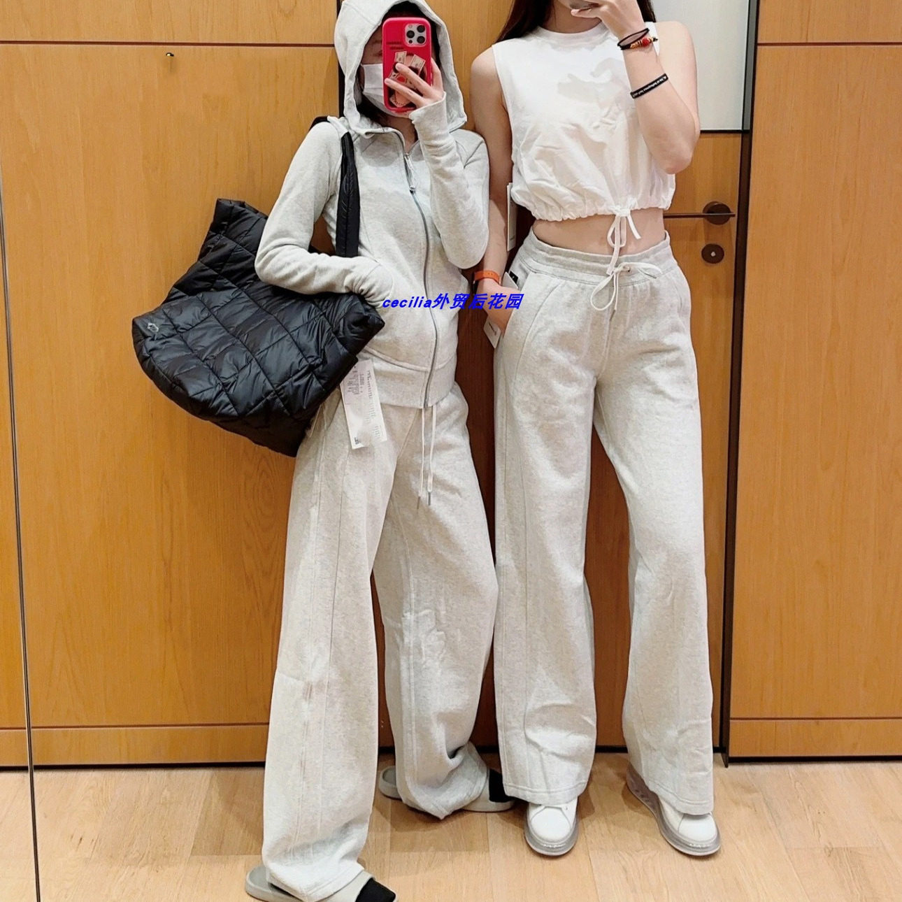 是日常出街、居家休闲的理想之选元蛋Scub@系列拉绒阔腿裤