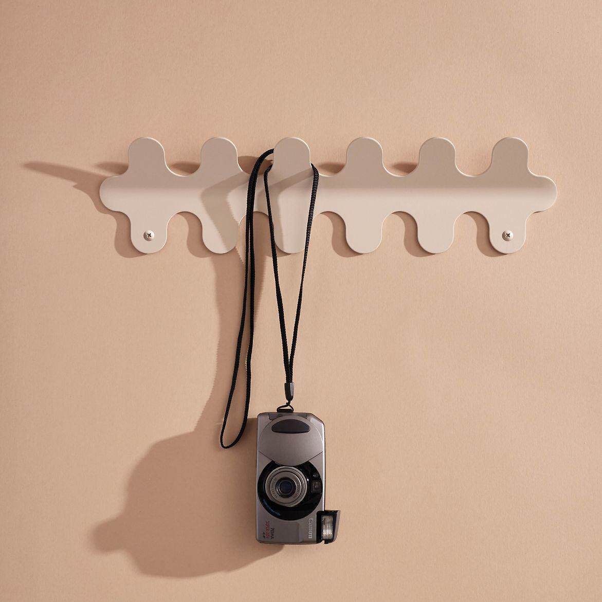 北欧ins风铁艺挂钩客厅卧室门后挂衣架创意挂包架收纳层架装饰挂
