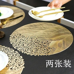 轻奢高级感餐垫防水防油水洗隔热B家用酒店餐厅桌垫防滑餐具垫防