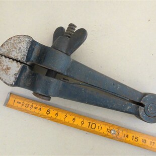 八九十年代老货手老虎钳手拿钳mm重型铸钢老虎钳多用固定加紧工具