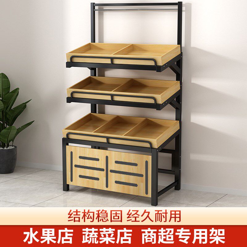 超市货架展示架架子创意多层商用展示框架店摆果