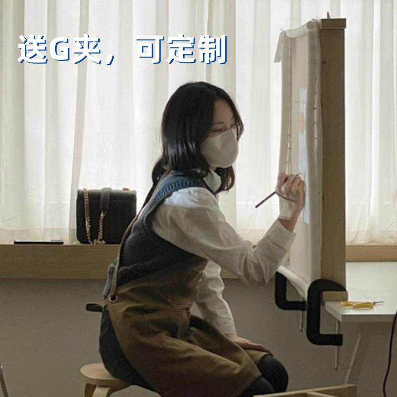 框架 簇绒架子 榉木樟子松木带毛线架 工具材料画框