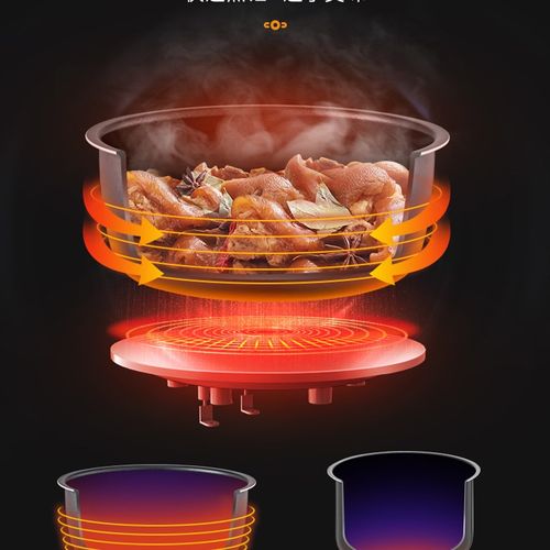 创迪L多功能烹饪机家用全自动智能迷你型电压力锅煎炒煮炖饭煲