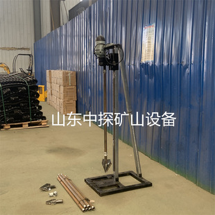 便携式手摇立架打井机 灌浆钻机打井神器 家用60米水井钻机