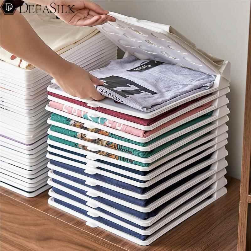 叠衣服神器衣柜短袖毛衣衬衫T恤收纳整理叠衣板学生宿舍折衣板