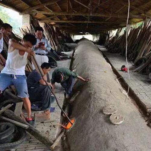 6米左右小龙窑柴烧传统烧窑炉