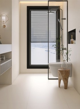 客厅灰色微水泥瓷砖米黄卫生间仿古z砖防滑地砖浴室地板砖600x120