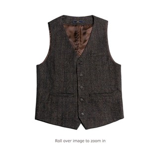 2021新款复古民国风马甲男浴血黑帮坎肩商务休闲修身西装背心马夹