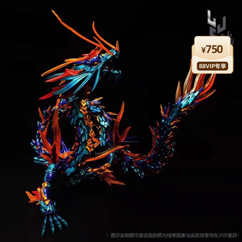 神型科技 星宿仙灵东宫苍龙 喷涂版青龙成品涂装可动模型潮玩手办
