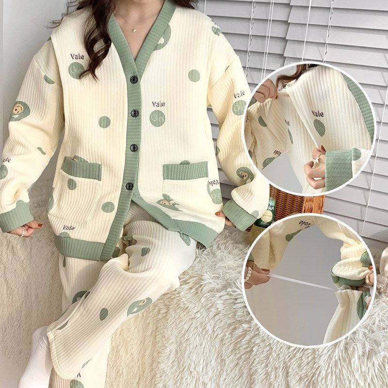 秋冬款月子服空气棉产妇喂奶3大码孕妇装春秋4产后哺乳睡衣5月份6,孕妇装/孕产妇用品/营养,家居服套装,淘宝优惠券,粉丝福利购,淘宝优惠卷