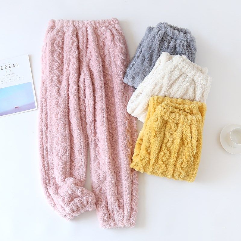 睡裤女秋冬季加厚加绒保暖懒人裤束脚家居休闲裤可外穿宽松暖暖裤,孕妇装/孕产妇用品/营养,家居裤,淘宝优惠券,粉丝福利购,淘宝优惠卷