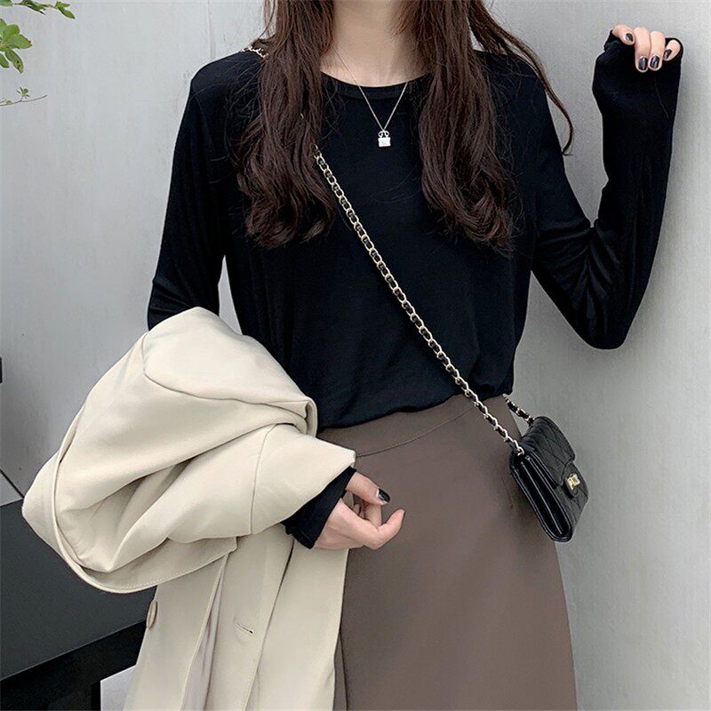 秋冬内搭哺乳期外出上衣服喂奶春秋装长袖女装打底衫秋衣T恤外穿