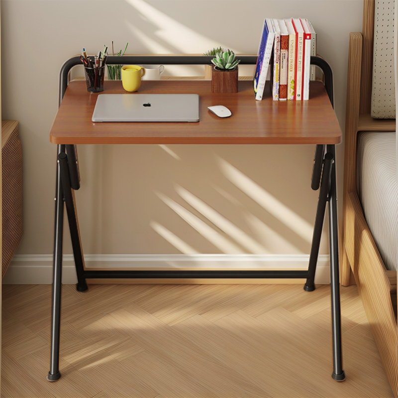 可折叠书桌电脑桌卧室家用学生学习写字小户型办公床边简易小桌子