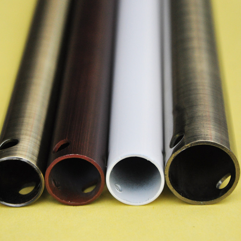 吊扇灯专用吊杆 加长定制风扇灯吊杆 古铜色白色合金吊扇风扇吊杆