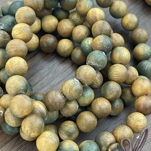 燕赵蠡 蜗宝宝毛线店铺 纯天然绿檀串珠108颗