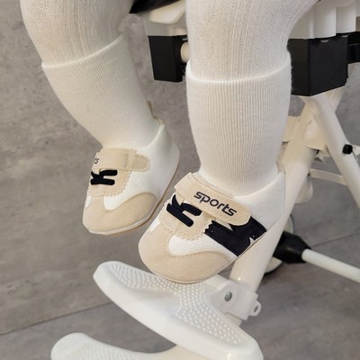 婴儿鞋秋冬防掉软底鞋袜一体男女宝宝室内地板鞋0-6-9个月步前鞋1