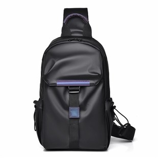 斜挎包男士胸包旅行包单肩后背多功能潮牌斜背包小U包潮流新款男