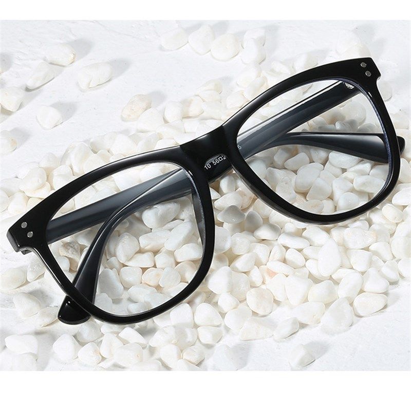 时尚装饰平光镜豹纹成品大黑框眼镜框男女太阳近视眼镜框架复古潮