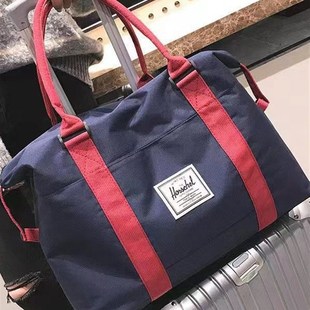 小行李包女短途旅j行包男韩版大容量轻便简约帆布手提待产包收纳