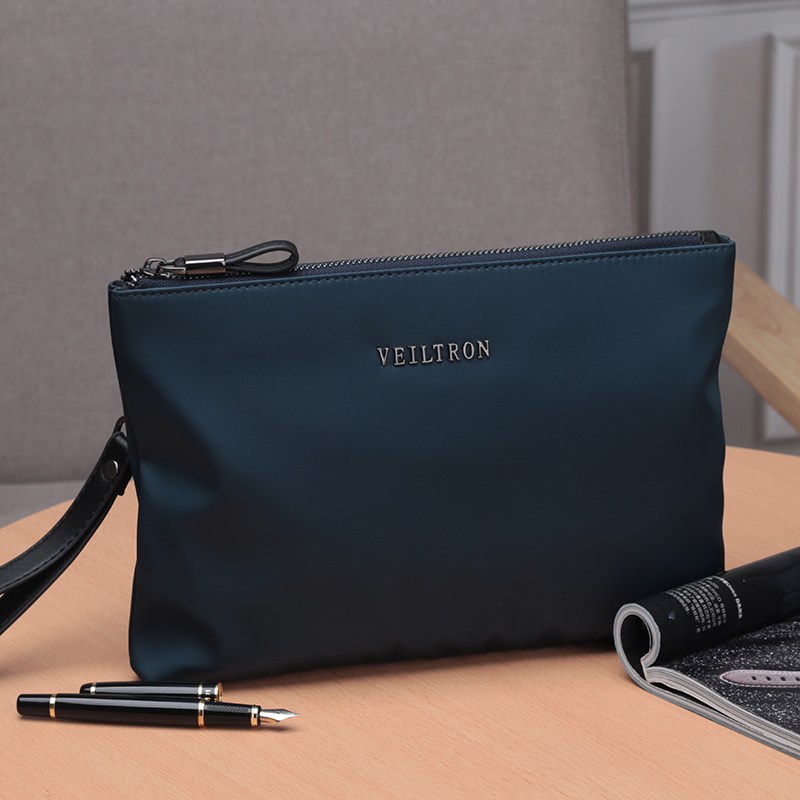 潮牌男士手拿包手抓包手拎包手腕包夹包大容量牛津纺X布休闲文件