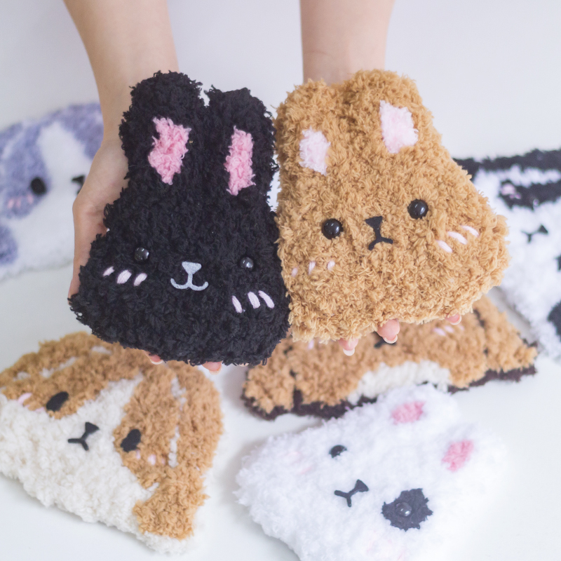 兔子戳戳绣秀乐简单diy手工材料包工具毛线杯垫自订兔年礼物定制