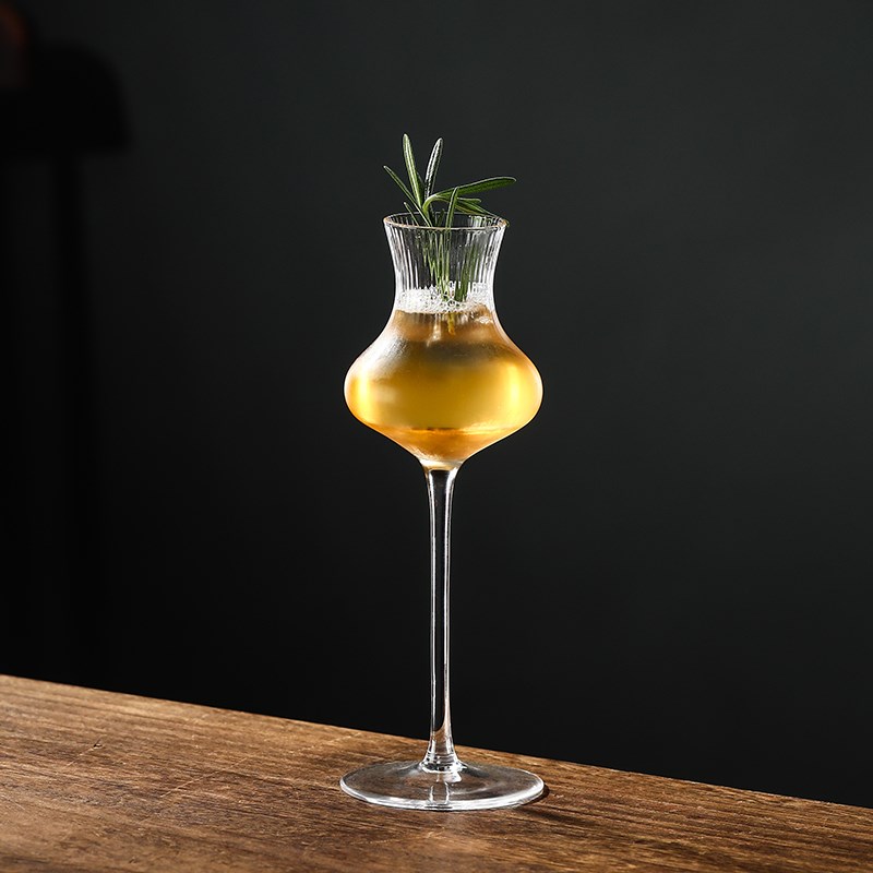 水晶玻璃闻香杯 品鉴会试酒杯 洋酒杯子威士忌杯纯饮鸡尾酒高脚杯