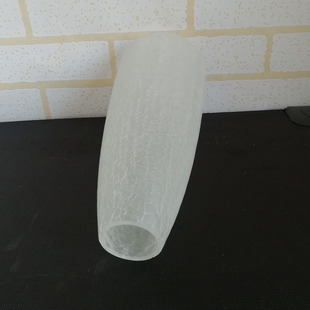 灯具配件 玻璃灯罩 E27灯头灯罩裂纹喇叭灯罩 餐厅 卧室吊灯灯罩