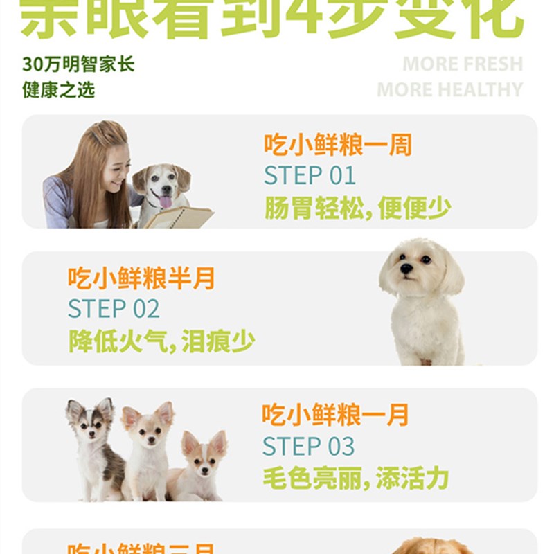 小鲜粮无谷鲜肉狗粮肉丸鸡肉鸭牛肉三文鱼幼成犬狗湿粮罐头零食