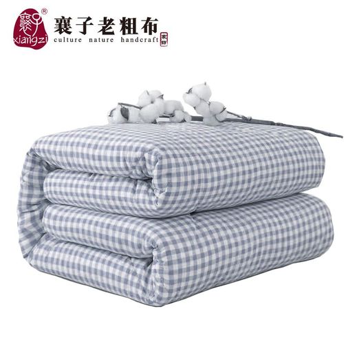 襄子老粗布冬被芯全棉水洗棉单人双人学生被子加厚棉花被冬被保暖