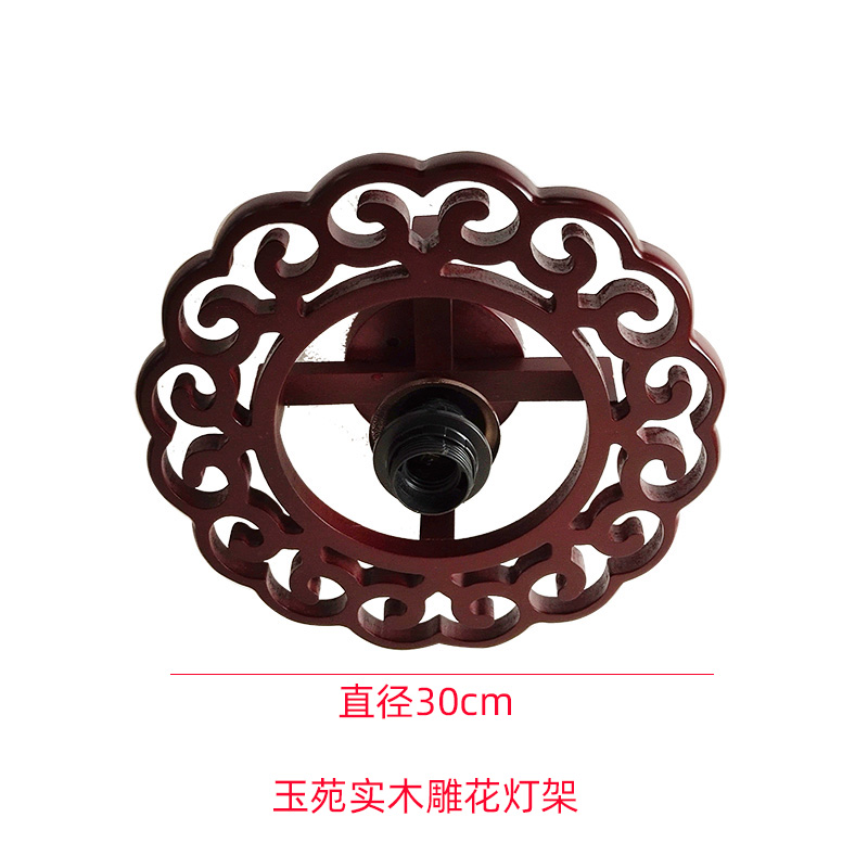 中式小吊灯实木园形陶瓷灯玻璃过道阳台走道灯楼道灯玄关卧室吊灯