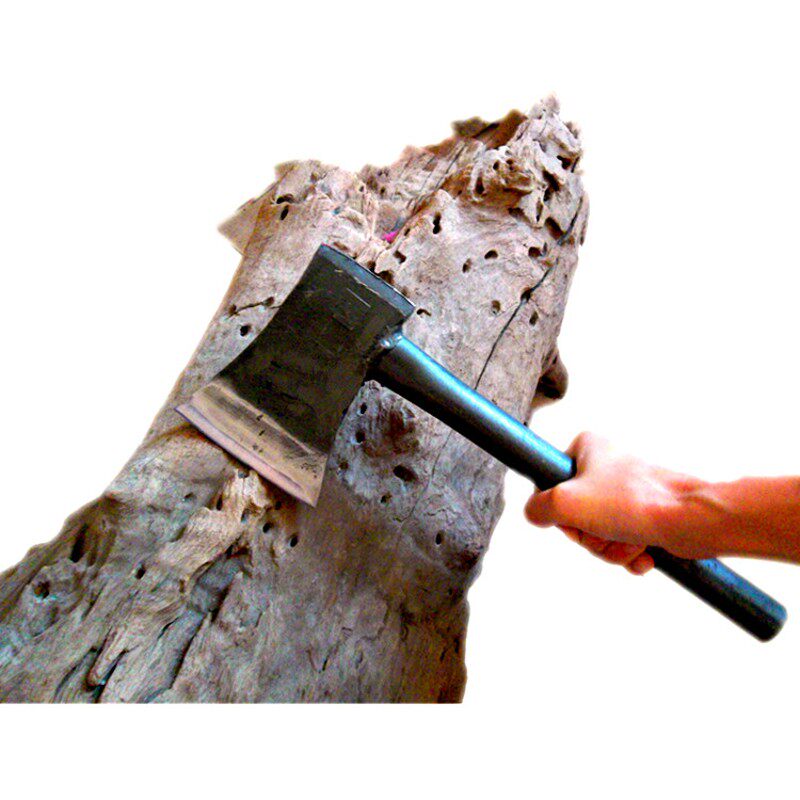 锻打斧头采伐木工手斧包邮 五金工具钢柄劈柴斧头园林斧高硬度