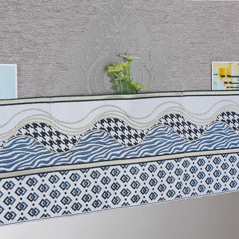 盖巾适用于对开门冰箱巾防滑盖布防尘带侧袋可收纳罩布厚家用防尘