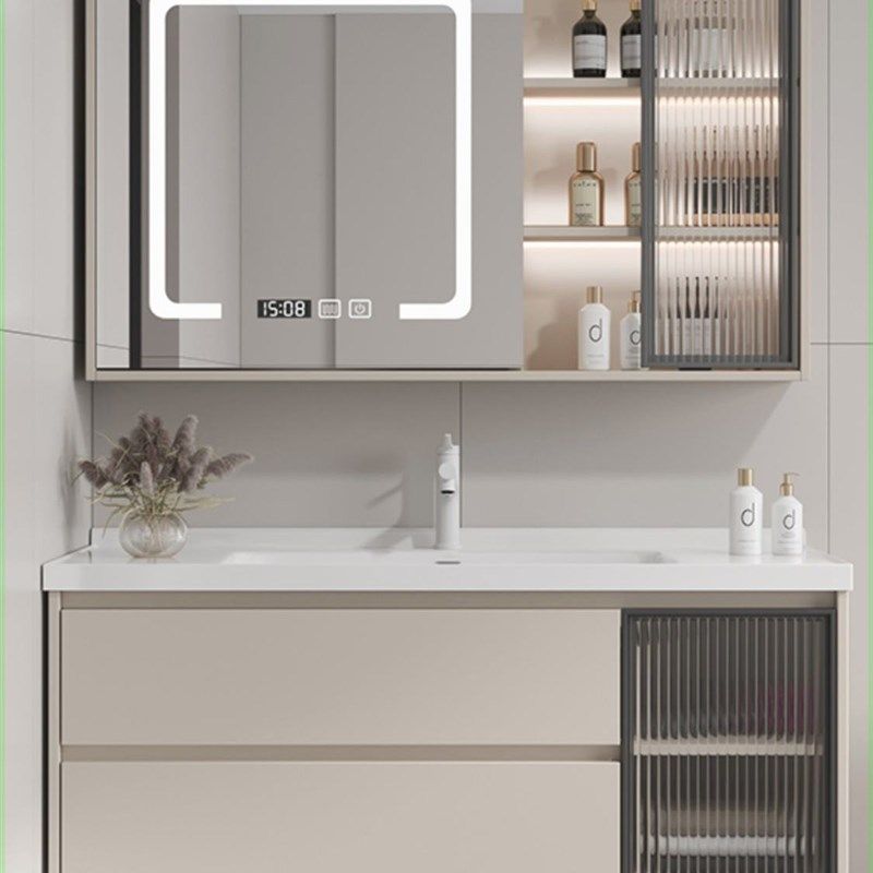 奶油风浴室柜洗手池洗衣洗漱台洗脸盆柜陶瓷一体盆家用,家装主材,浴室柜组合,淘宝优惠券,粉丝福利购,淘宝优惠卷