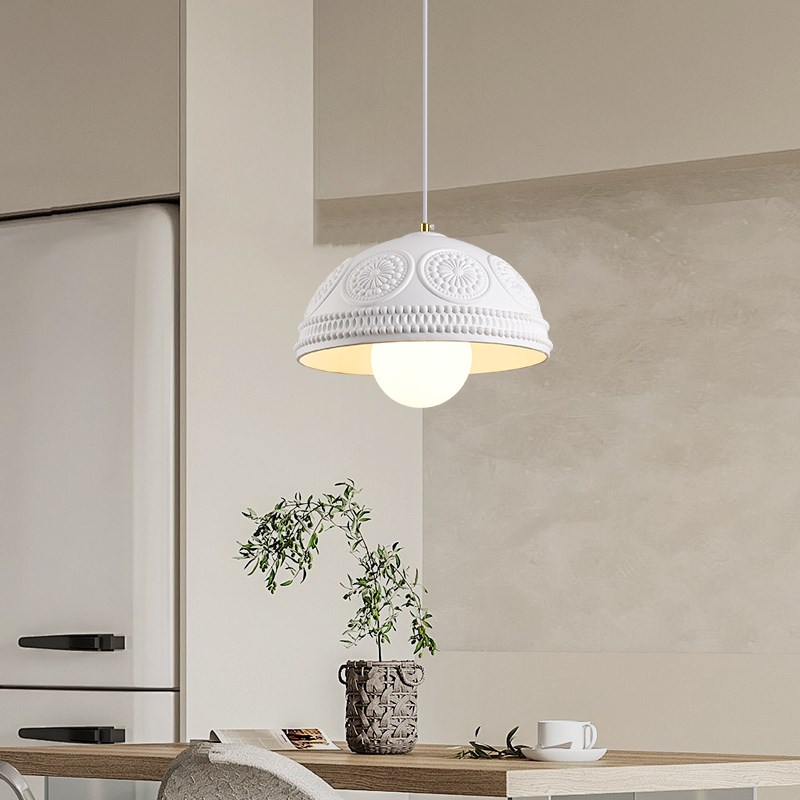 创意雕花艺术床头灯具202年法式田园餐厅吊灯餐桌吧台灯岛台灯感