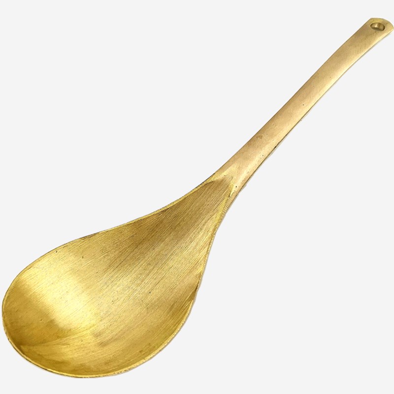 旺利来铜汤勺大汤壳家用饭勺老式饭匙饭店盛汤舀汤大勺子酒店用品