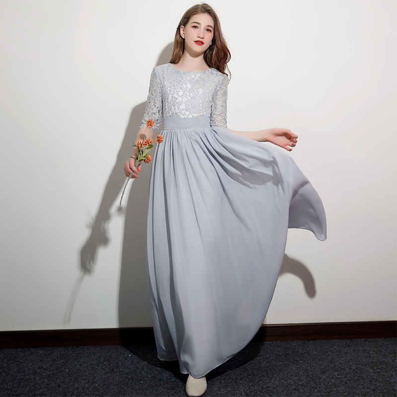 女童长笛小提琴音乐会演奏钢琴表演出服高定儿童主持人指挥晚礼服