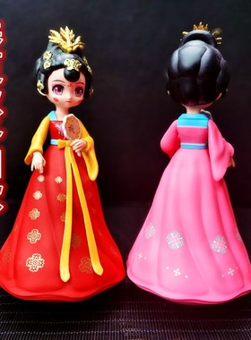 网红不倒翁小姐姐西安文创旅游纪念品小礼物陕西特色礼品摆件生日