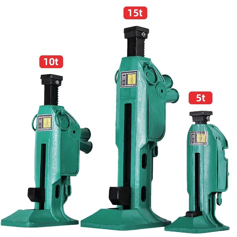 起道机齿条式手摇跨顶5吨10t15T机械爪式挎立式螺旋千斤顶起道器