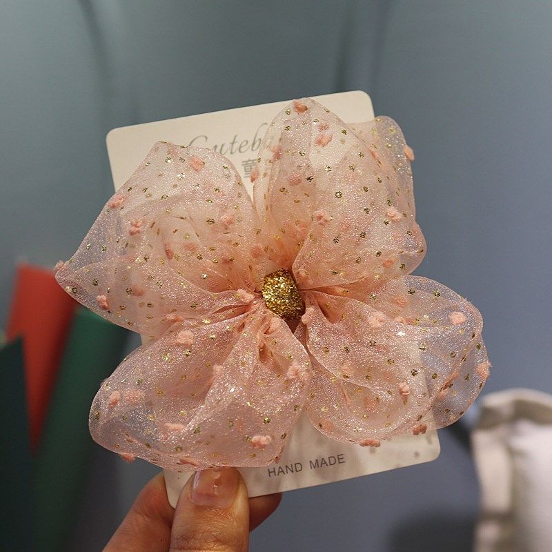 花朵蕾丝网纱女童蝴蝶结发夹儿童扎马尾发圈可爱小女孩头绳发饰韩,童装/婴儿装/亲子装,发饰,淘宝优惠券,粉丝福利购,淘宝优惠卷