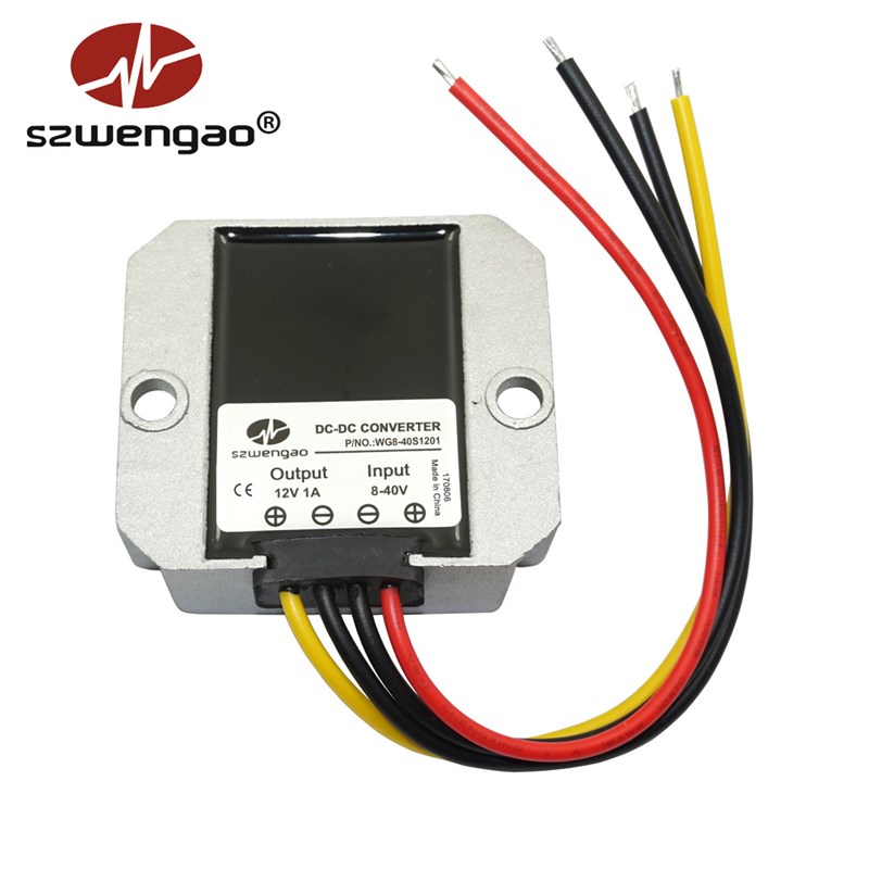 【稳高】12V1A开关电源8-40V转12V自动升降压模块12V锂电池稳压器