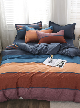 1米8x2米2x24被套纯棉四件套四季家用全棉7x7被罩180x200x230x230