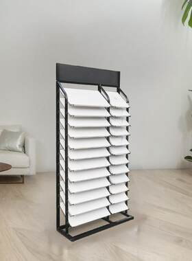 瓷砖样板样品展示架30*60立式落地式40*80展架整体橱柜门板色板铝
