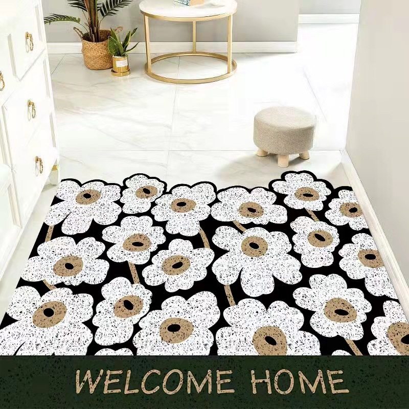 可爱丝圈地垫入门家用入户玄关门垫可剪裁门口脚垫防滑蹭蹭垫,居家布艺,地毯,淘宝优惠券,粉丝福利购,淘宝优惠卷