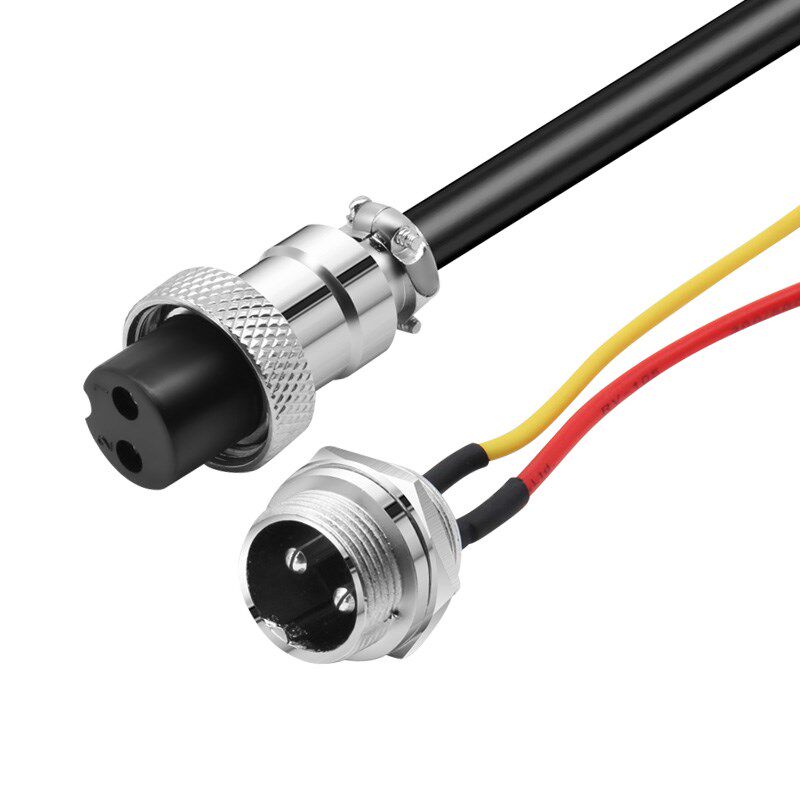 定制GX20航空插头线插座双母头线公母对接头公头母头2 3 4 5 6芯