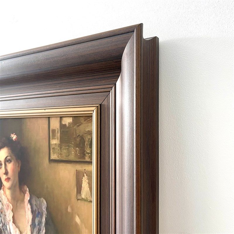 欧式复古典纯实木油画框外框挂墙定制尺寸装裱相框架24寸8k水彩,家居饰品,相框/画框,淘宝优惠券,粉丝福利购,淘宝优惠卷