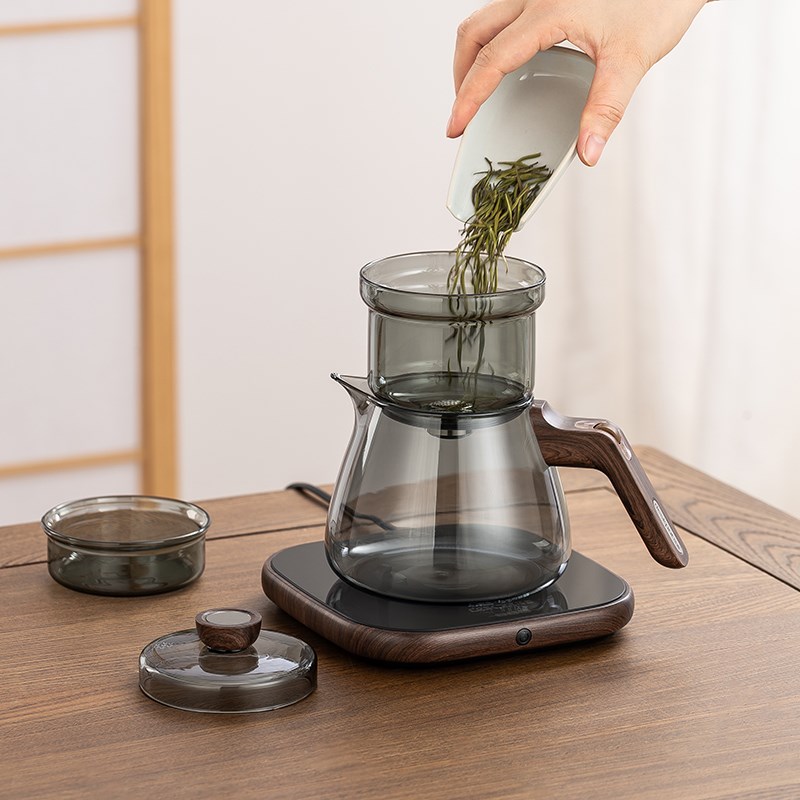 加厚玻璃懒人泡茶神器磁吸茶水分离过滤网泡茶壶小青柑冲茶器茶具