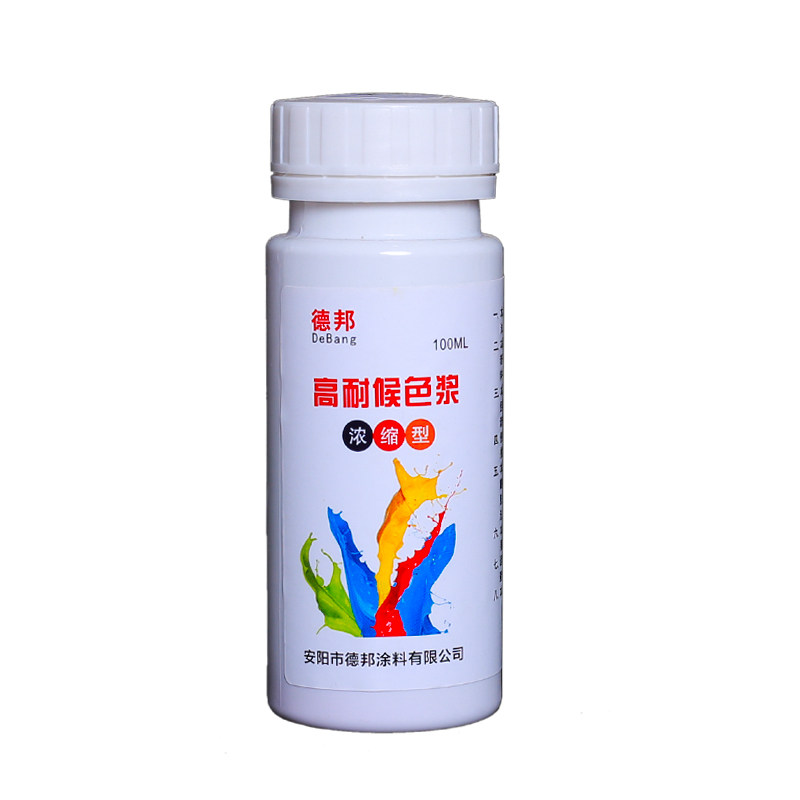 色浆防腐木油漆调色内外墙木工专用高浓度油性通用色精小瓶流行色图片