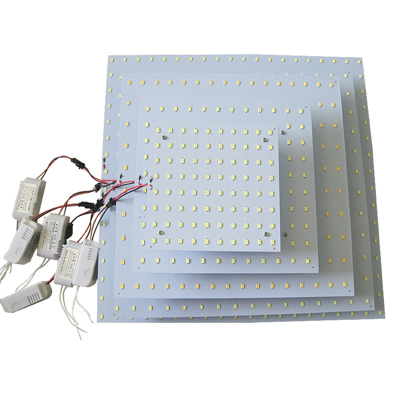 led吸顶灯改造灯板方形led灯珠贴片光源三色调光节能灯芯灯片灯盘