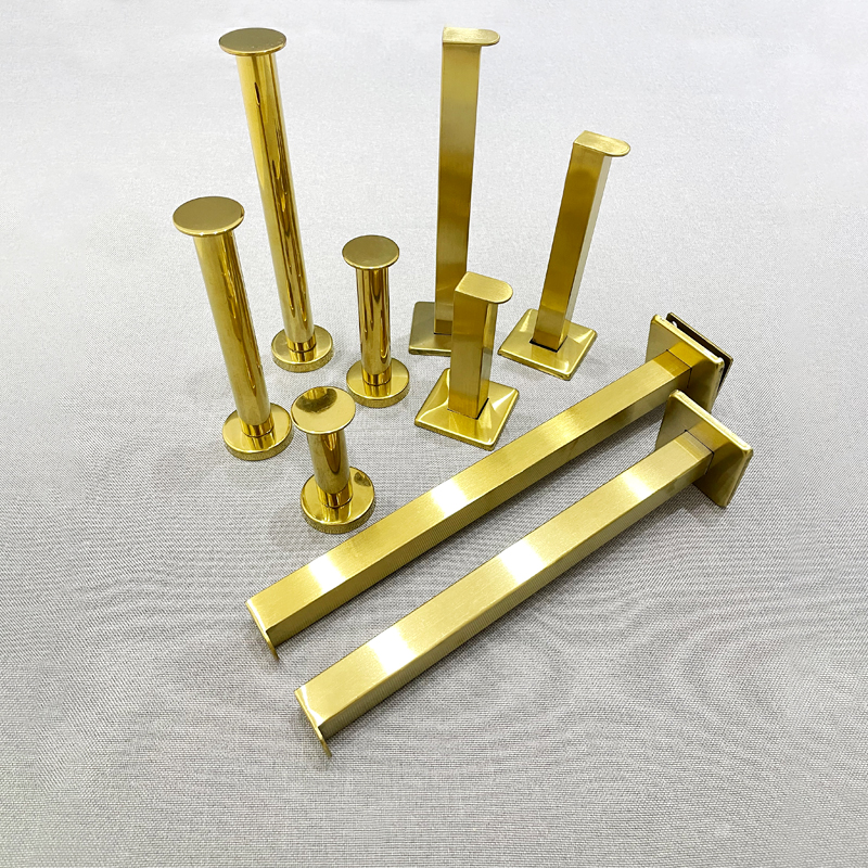 服装店上墙挂钩墙上正挂衣架展示架金色挂勾加长挂衣勾单个点挂