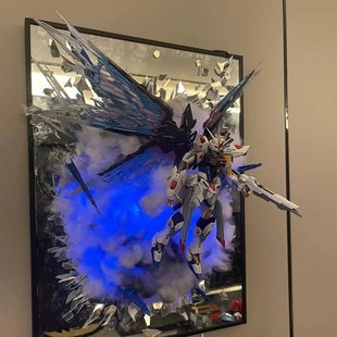 亚克力镜面板破镜高达diy银镜面板软镜破镜高达材料定制